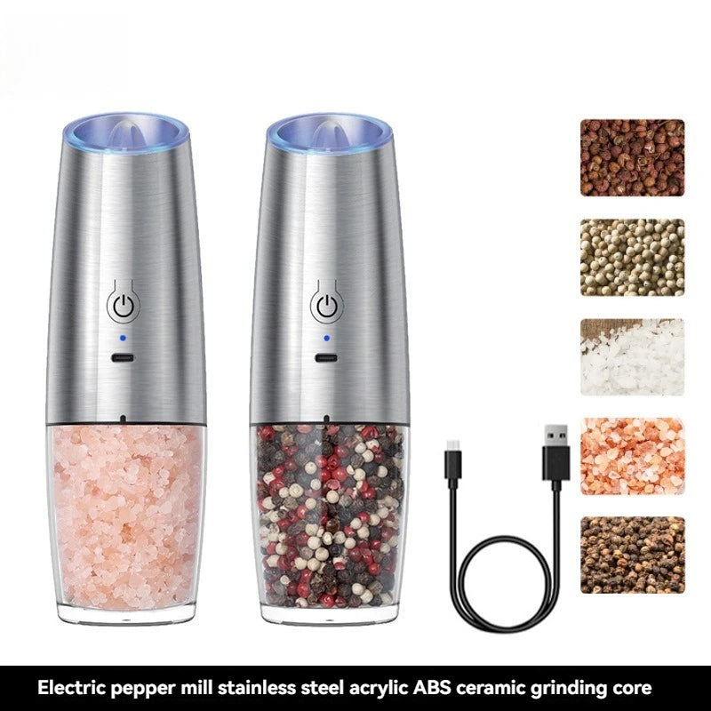 Gravity Electric Pepper and Salt Grinder