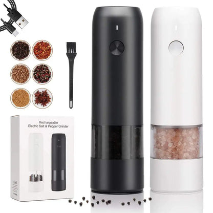 Electric Automatic Salt and Pepper Grinder Rechargeable