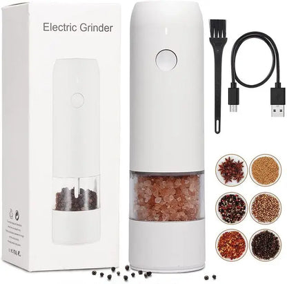 Electric Automatic Salt and Pepper Grinder Rechargeable