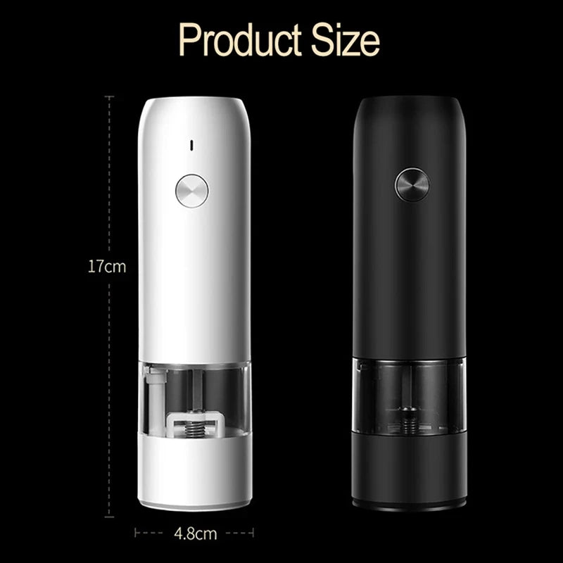 Electric Automatic Salt and Pepper Grinder Rechargeable