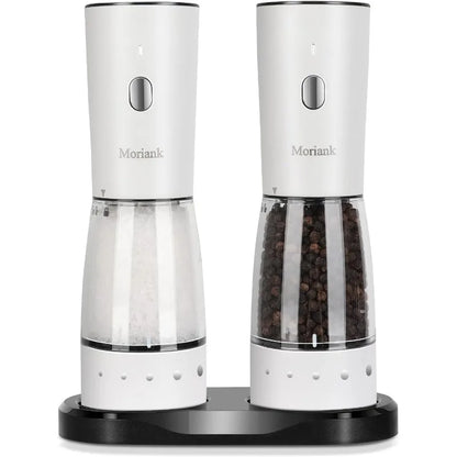 Salt and Pepper Grinder Set, Large Capacity 5.3oz