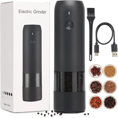 Electric Automatic Salt and Pepper Grinder Rechargeable